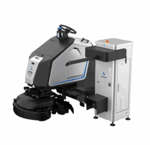Scrubber 75 robot cleaning logistics center floor