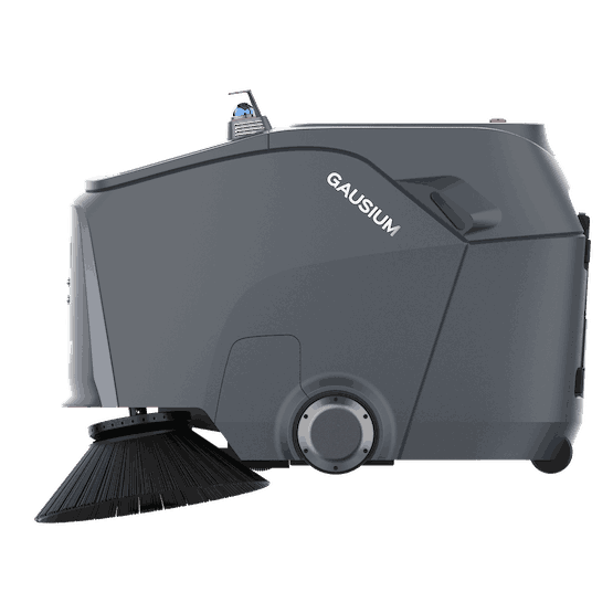 Beetle sweeper robot navigating warehouse aisles and sliding doors